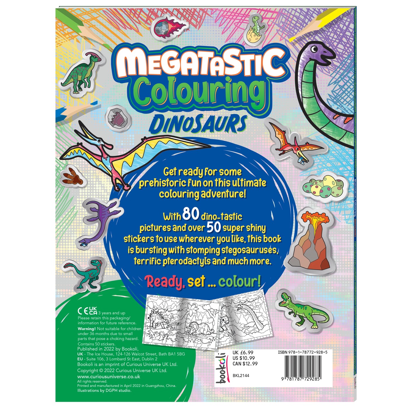 Megatastic Colouring: Dinosaurs - Book 5 of 5