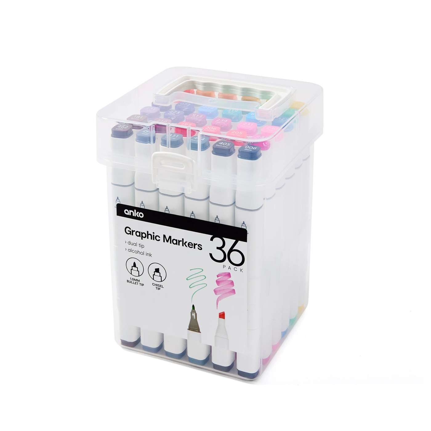 Graphic Markers, 36 Pack - Anko 3 of 6
