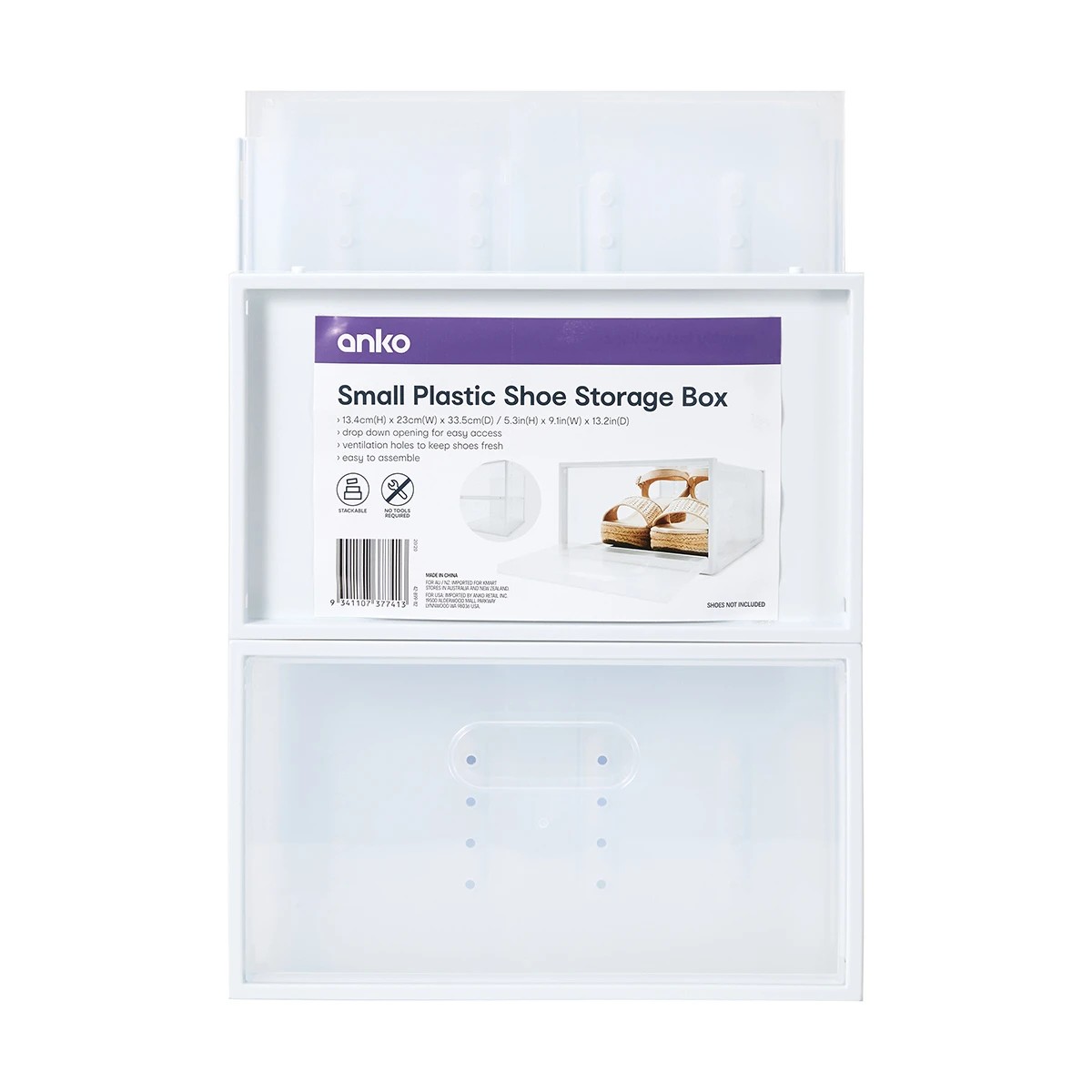 Shoe box hot sale storage kmart