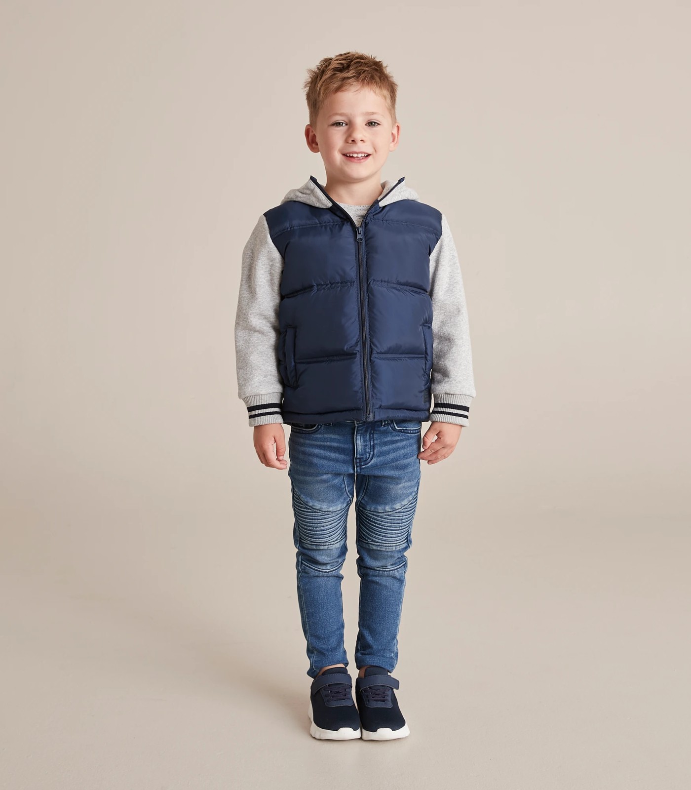 Fleece Sleeve Puffa Jacket 2 of 5