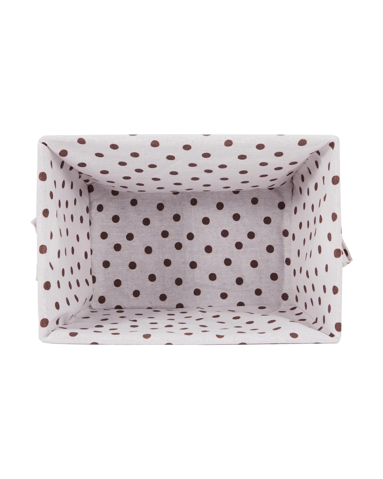 Anko Large Paper Rope Basket with Polka Dot Liner - Beige 3 of 4