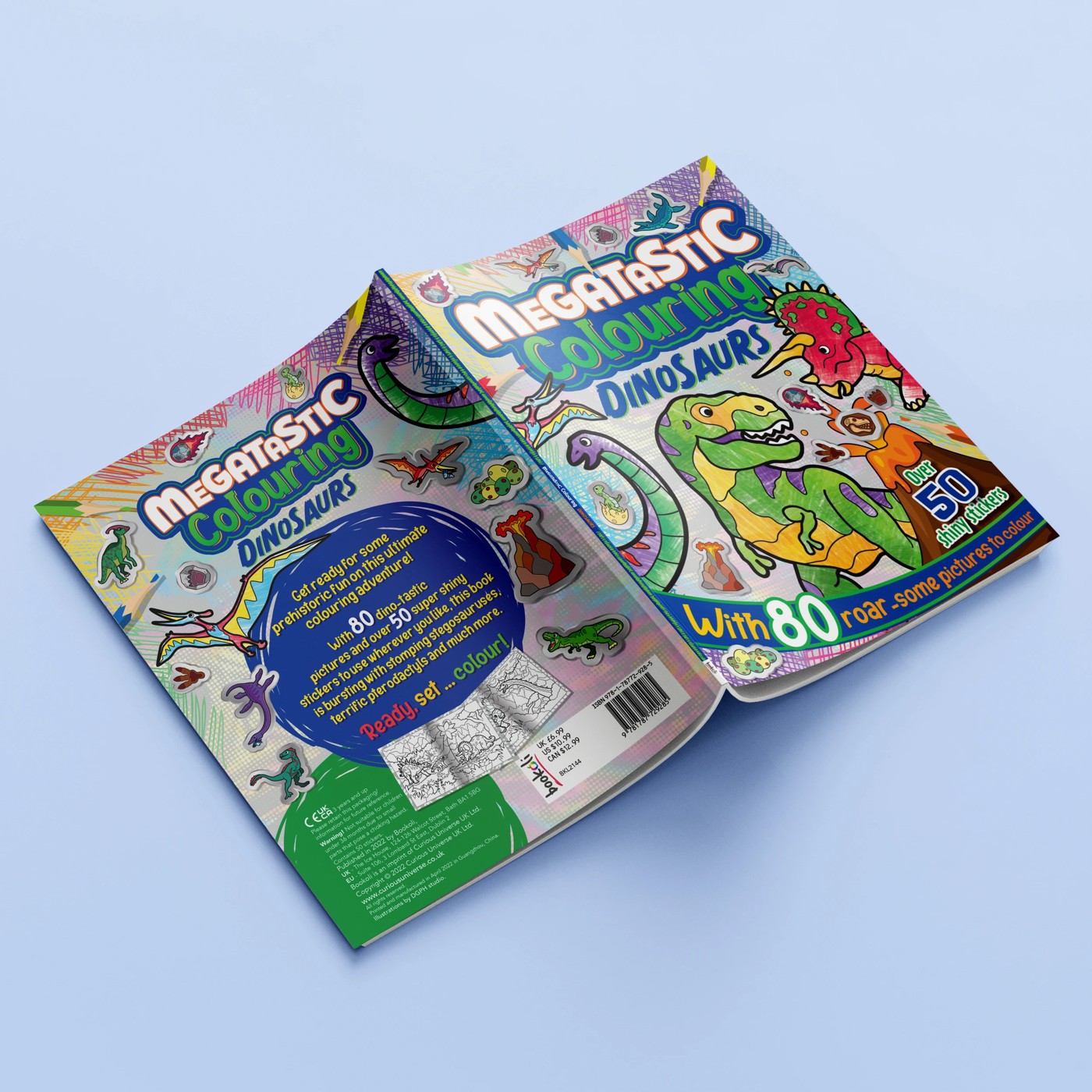 Megatastic Colouring: Dinosaurs - Book 4 of 5