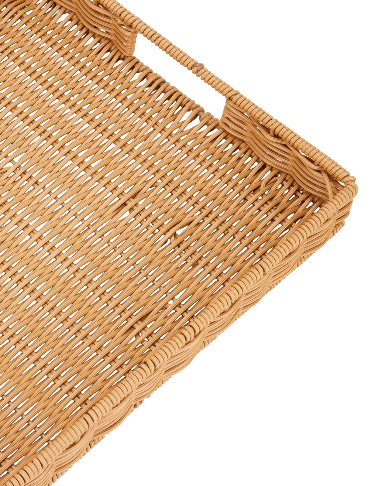 Anko Rattan Look Rectangle Decor Tray 4 of 5