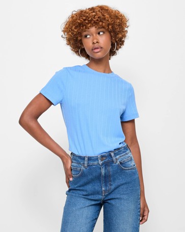 Petites Rib T-Shirt - Dannii Minogue