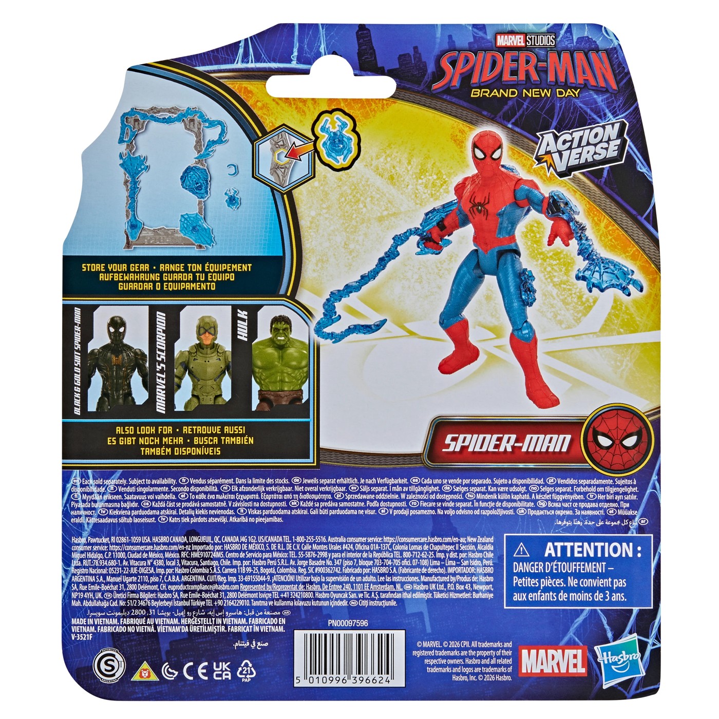 Spider-Man Action Verse Figure with Gear - Assorted 2 of 6