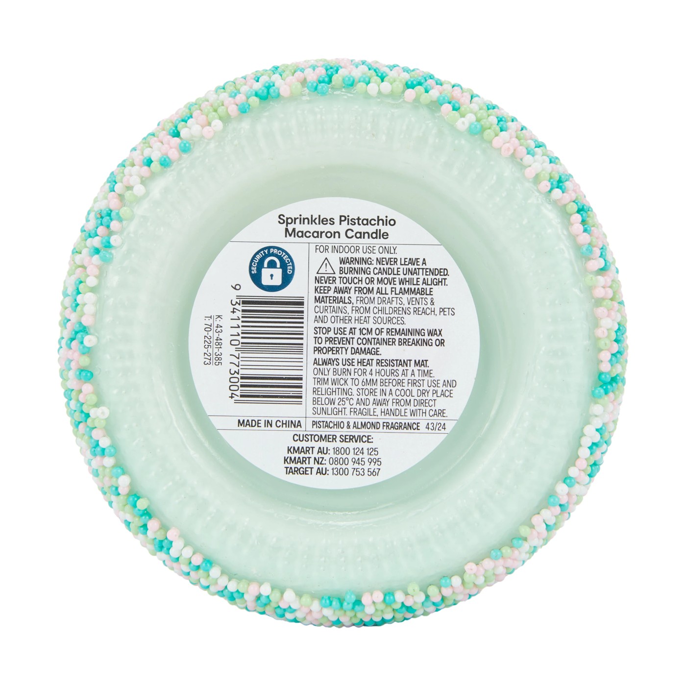 Sprinkles Pistachio Macaron Fragrant Candle - Anko 5 of 5