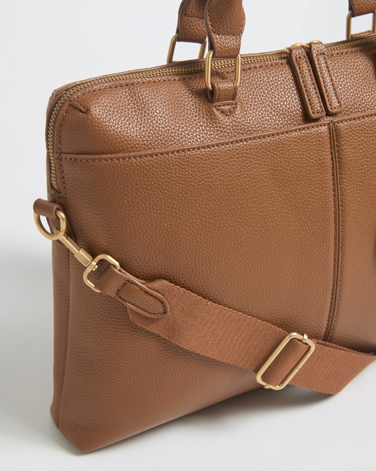 Pebble Laptop Work Tote Bag - Tan 2 of 2