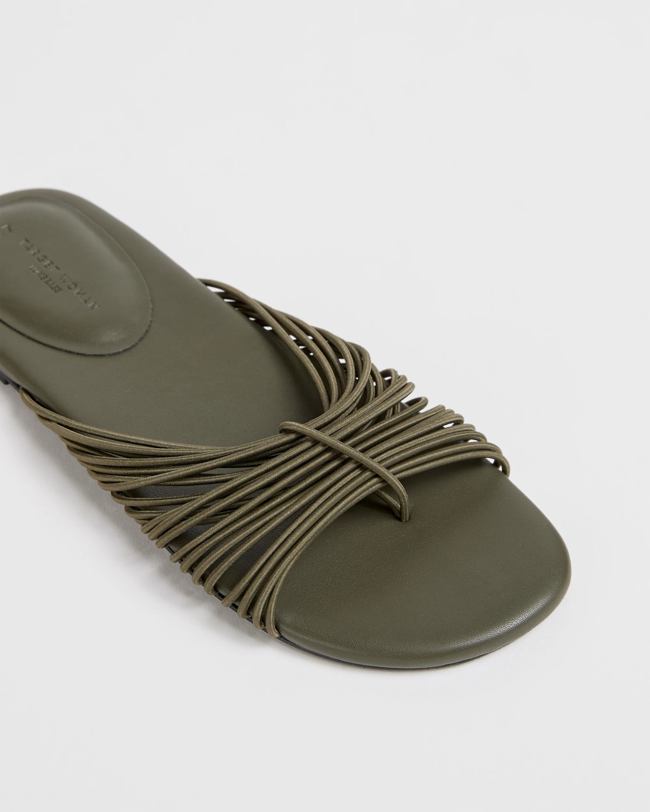 Barely There Elastic Straps Sandals - Green 3 of 3