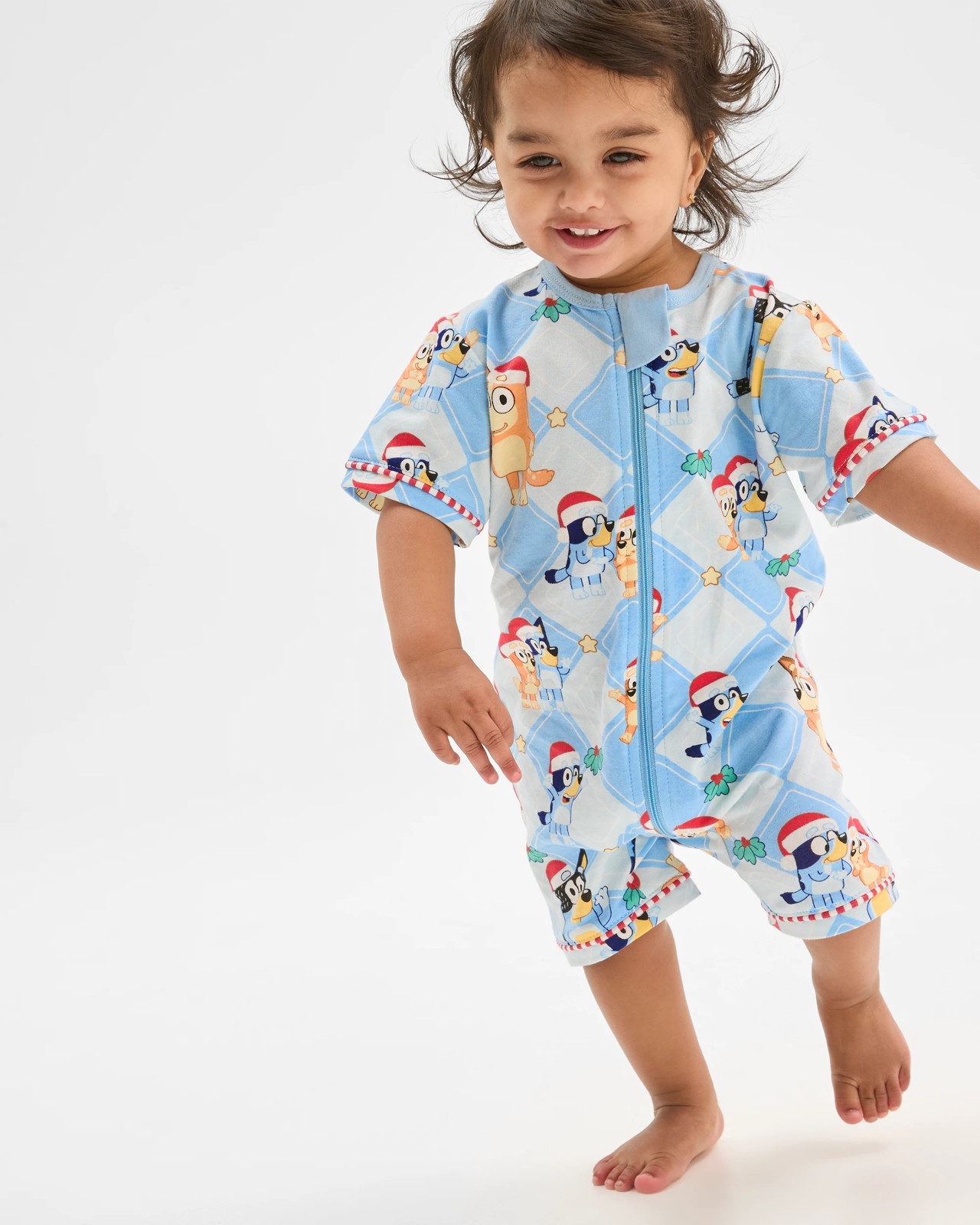 Baby Australian Cotton Christmas Romper - Bluey 2 of 5