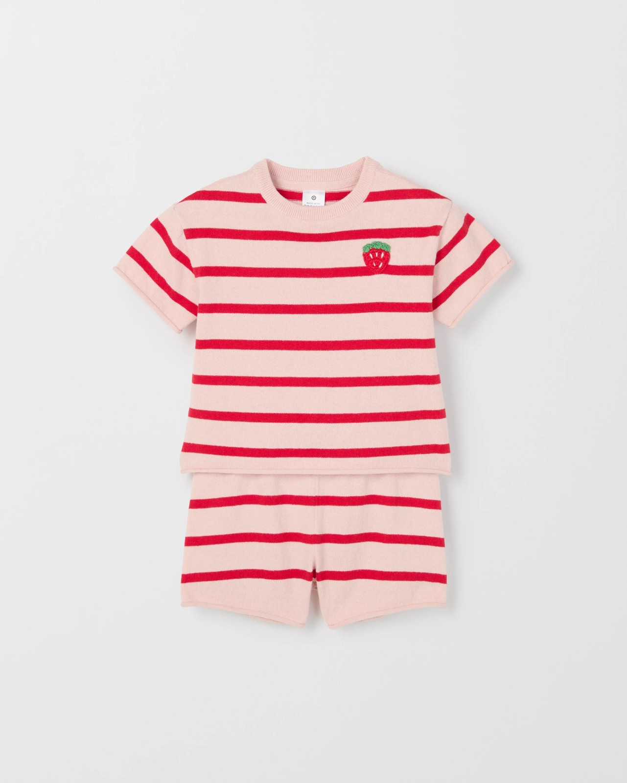Baby Organic Cotton True Knit Top & Shorts Set 4 of 5