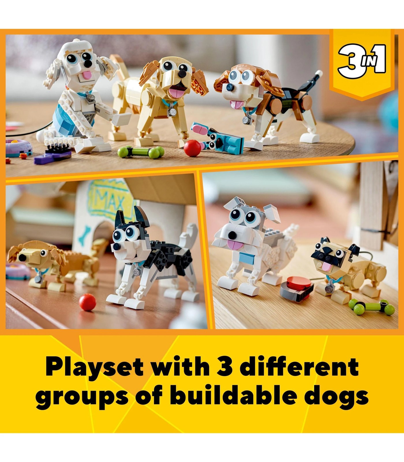 LEGO® Creator Adorable Dogs 31137 | Target Australia