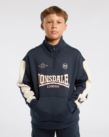 Worldwide Qtr Zip Jumper, Lonsdale London