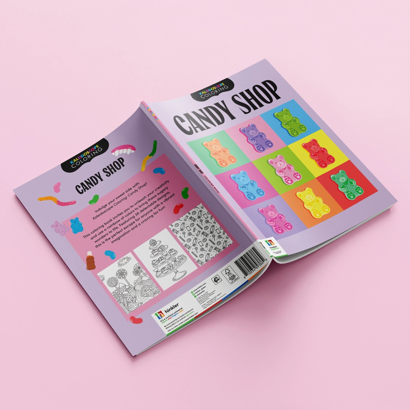 Kaleidoscope Coloring: Candy Shop - Book 5 of 6