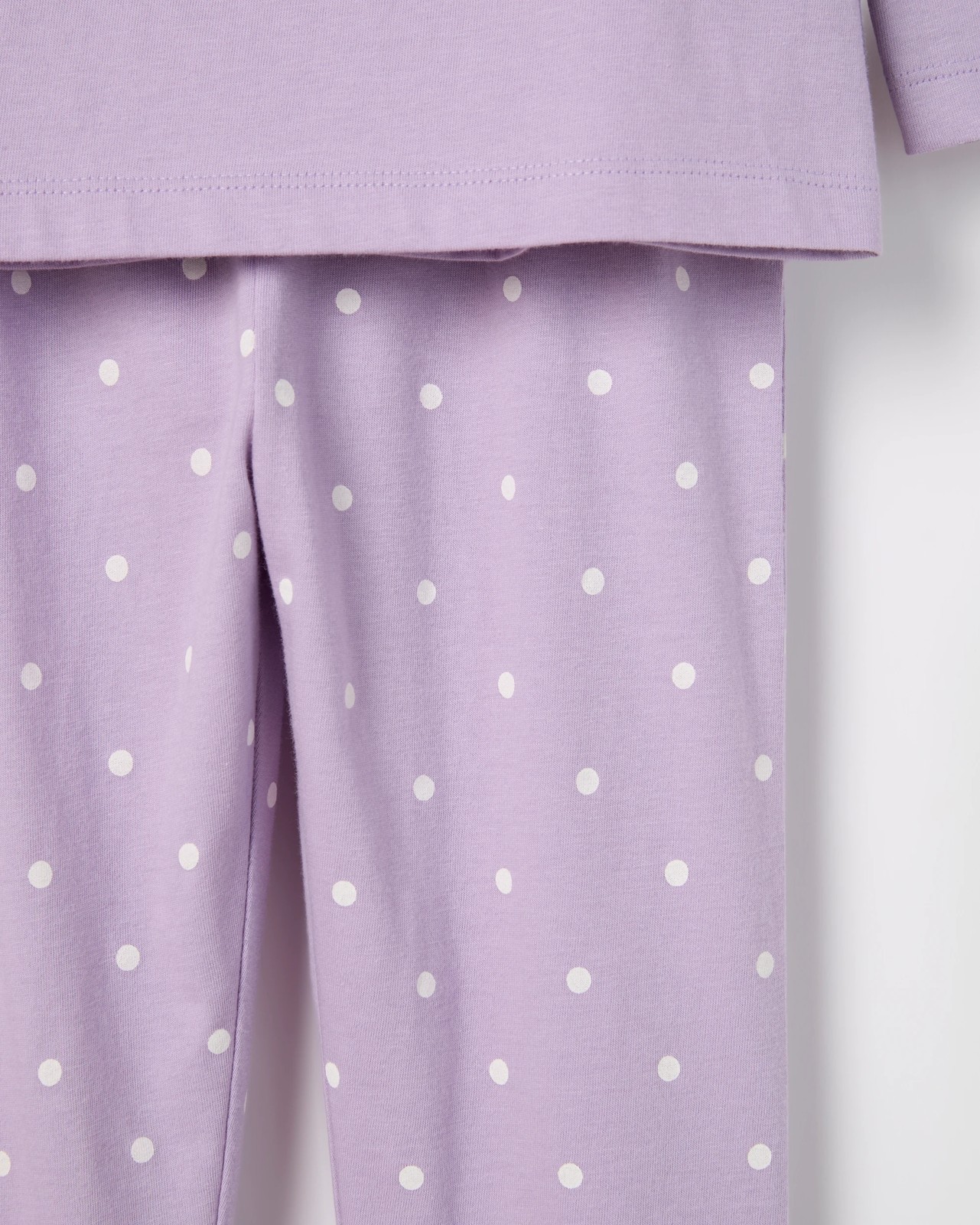 Australian Cotton Blend Younger Girls Knit Pyjama Set 3 of 3