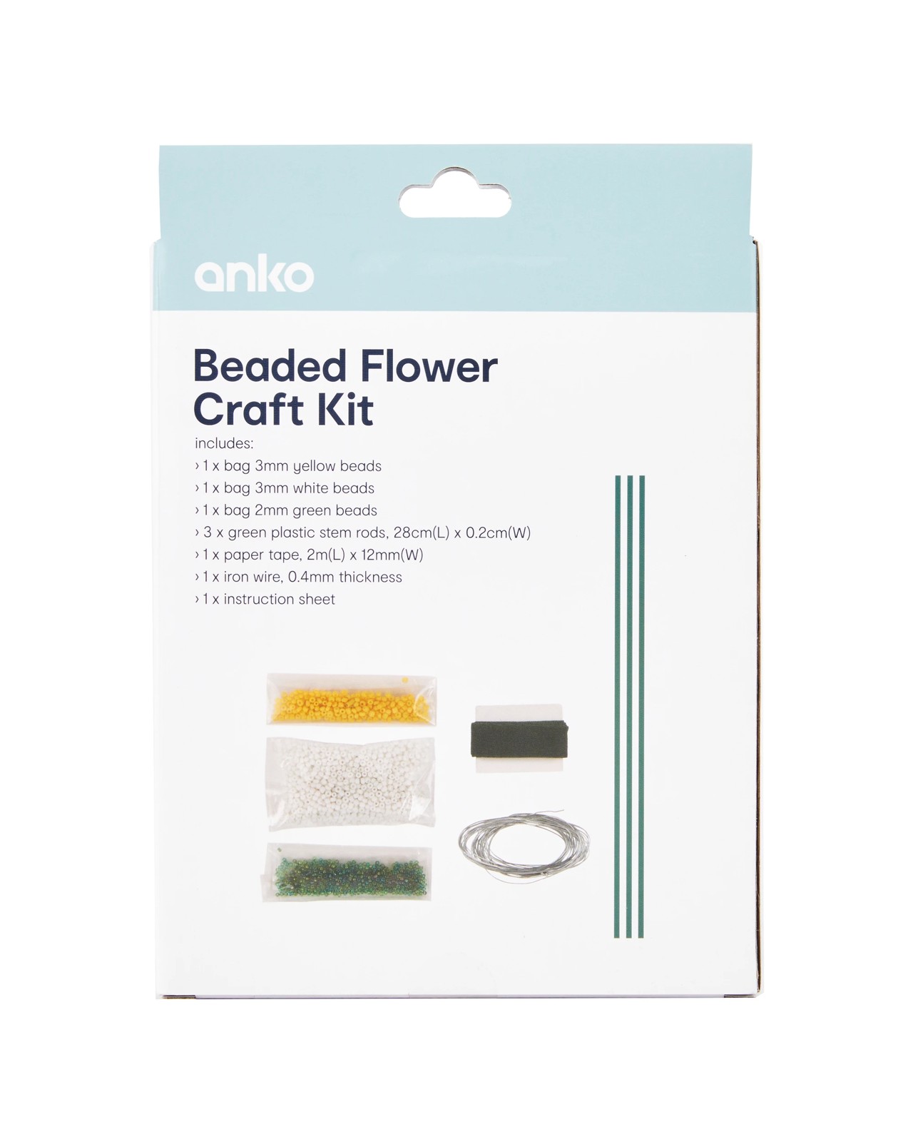 Anko Beaded Flower Craft Kit 3 of 3