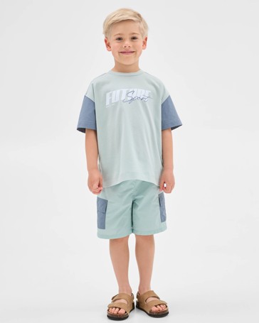 Recycled Nylon Cargo Shorts