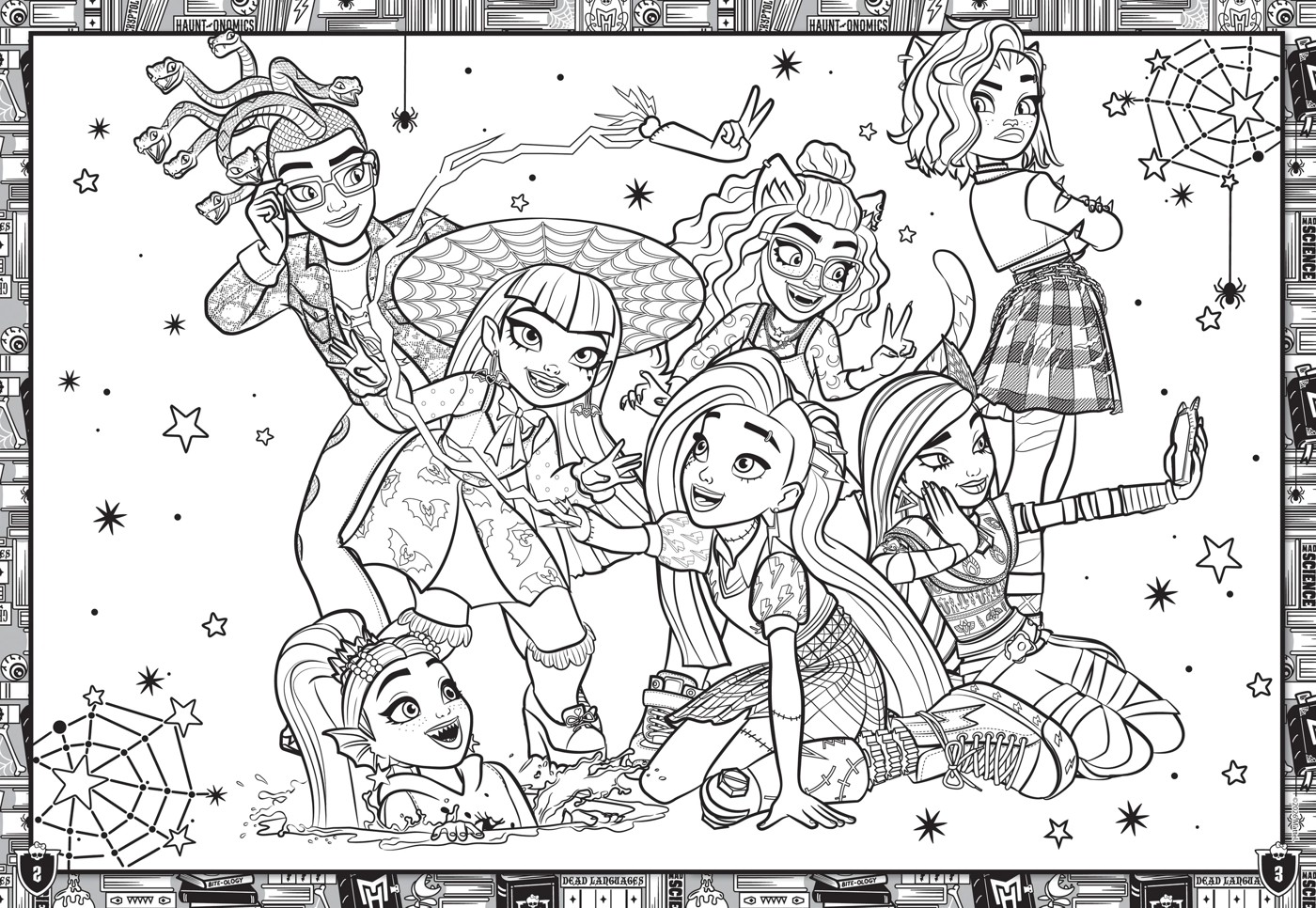 Monster High: Mega Colouring and Activity Book 2 of 4