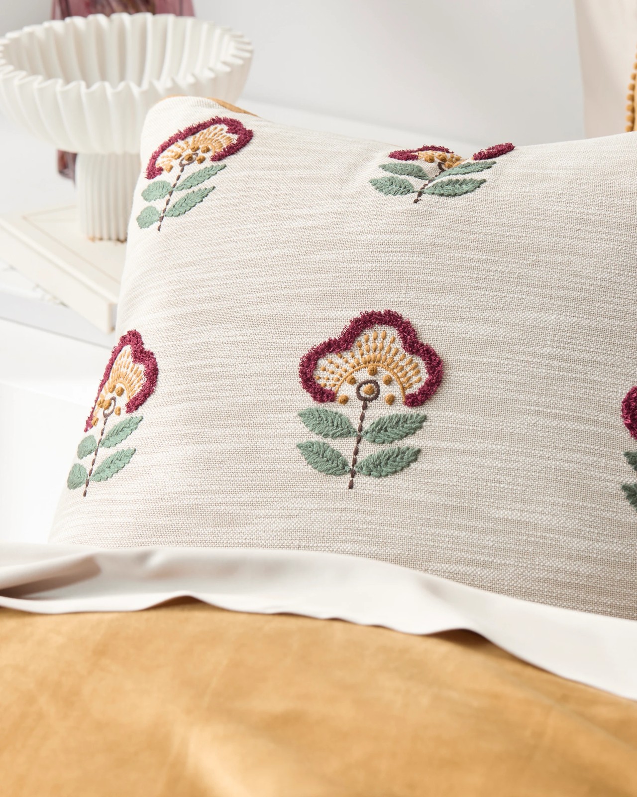 Lacy Velvet Comforter - Cumin 5 of 5