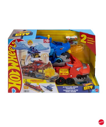 Mattel Hot Wheels City Hot Wheels Ultimate Dual Dragon Transporter