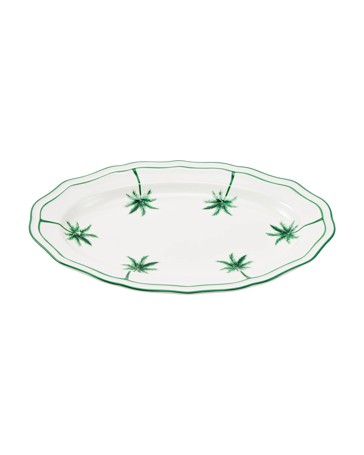 Anko Palm Oval Platter