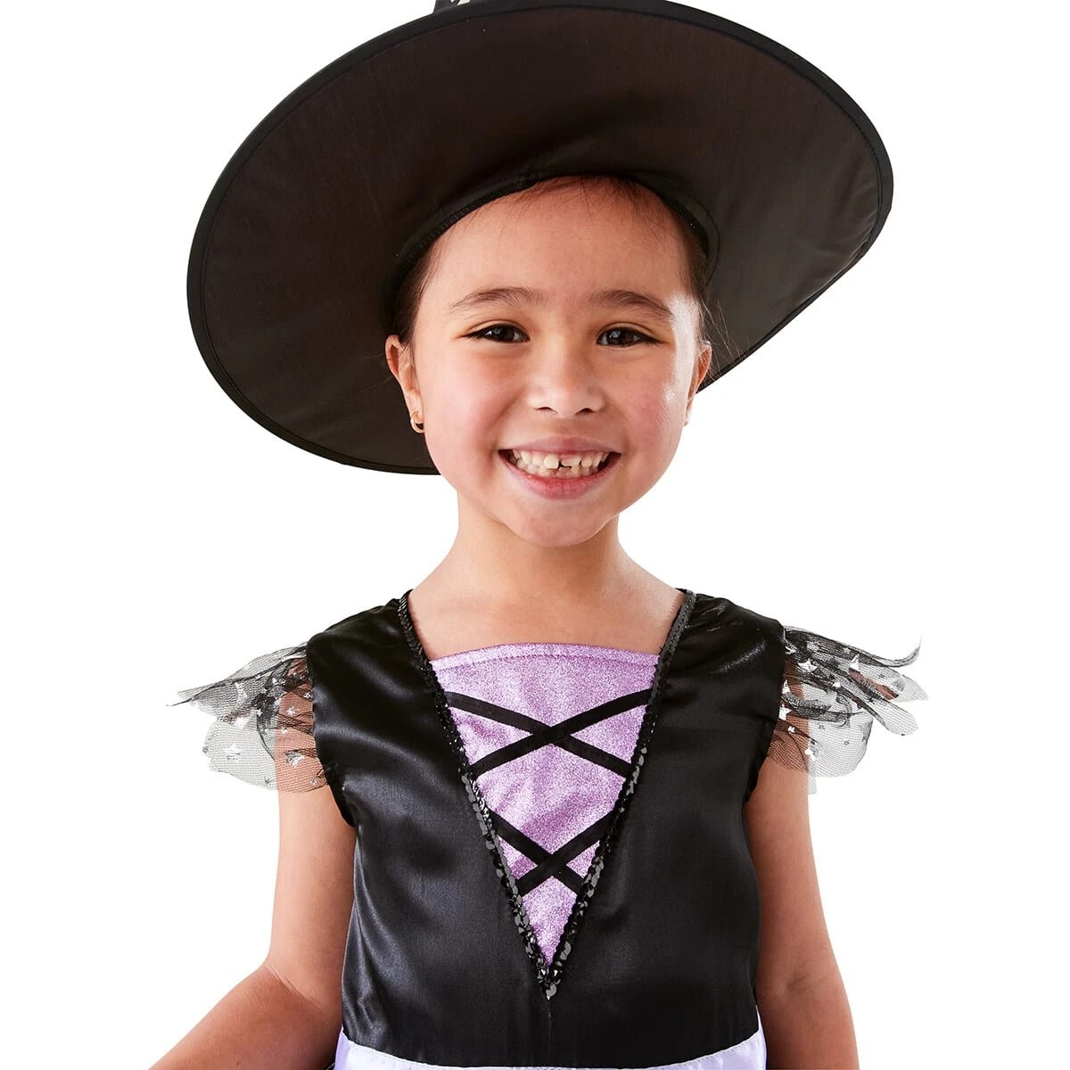 3 Piece Deluxe Star Witch Costume - Ages 4-6 5 of 6