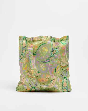 Fold Up Shopper Tote Bag