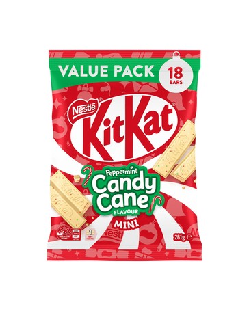 Nestle KitKat 18 Piece Peppermint Candy Cane Mini Share Pack 261g