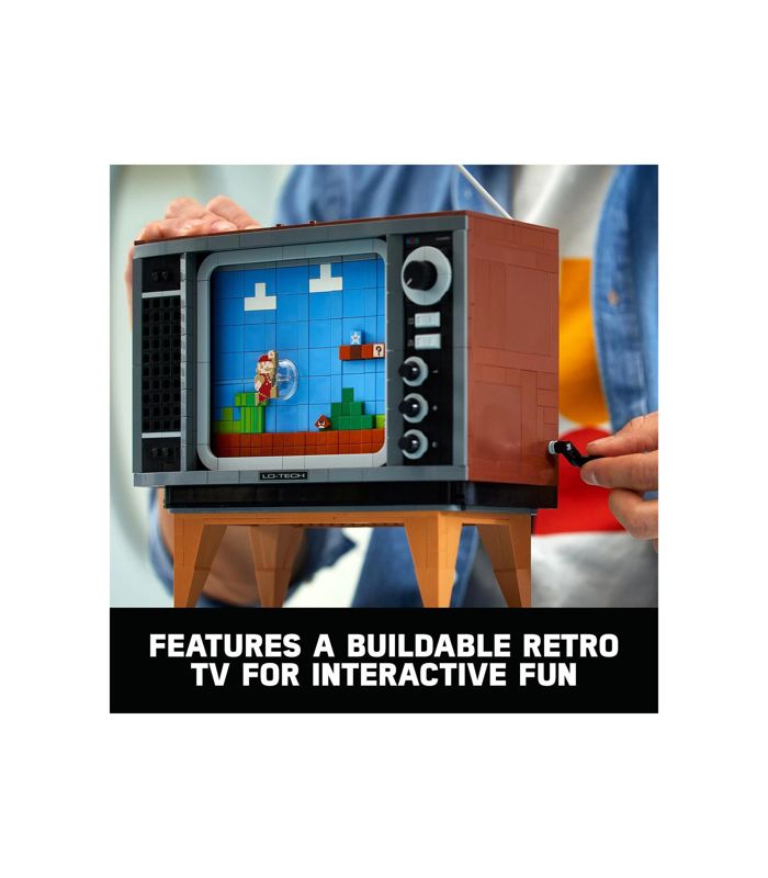 Hand-crank a level of Super Mario Bros. on Lego's new 2,646-piece NES kit