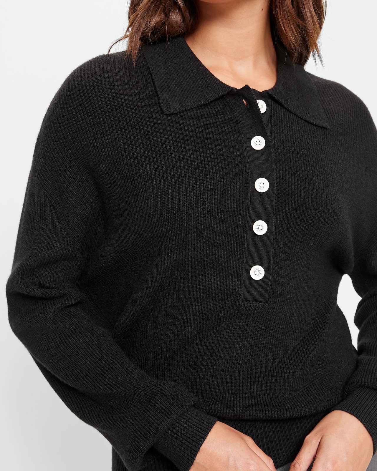 Knit Long Sleeve Polo Jumper - Lily Loves 5 of 5