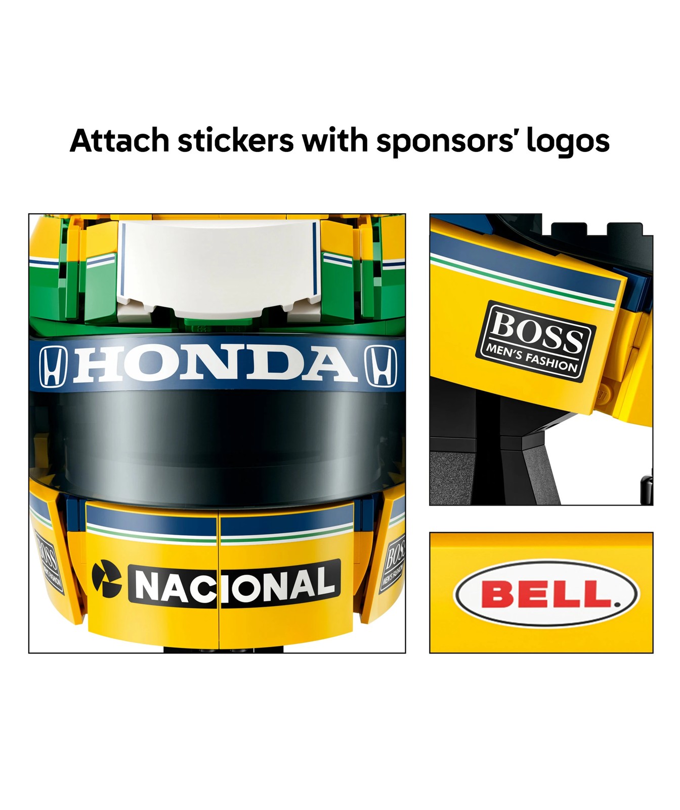 LEGO® Editions Formula 1 Ayrton Senna Helmet 43024 4 of 5