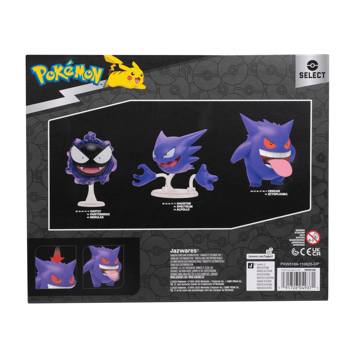 Pokemon Select Gengar Evolutions Pack 6 of 6