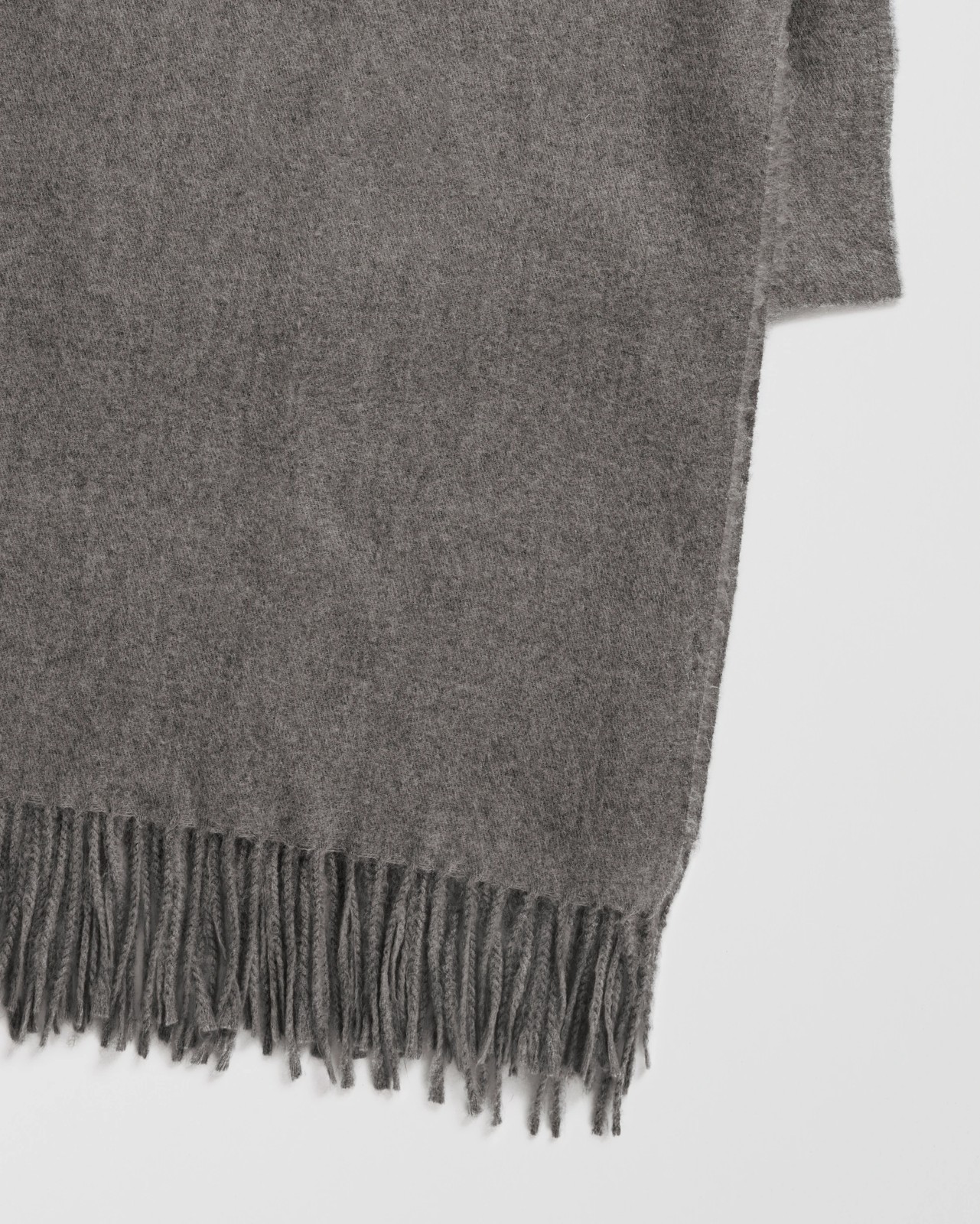Essential Twill Scarf - Charcoal 2 of 2