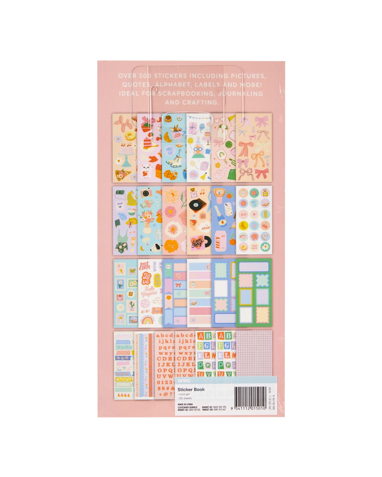 Anko Sticker Book for Cool Girlies 6 of 6