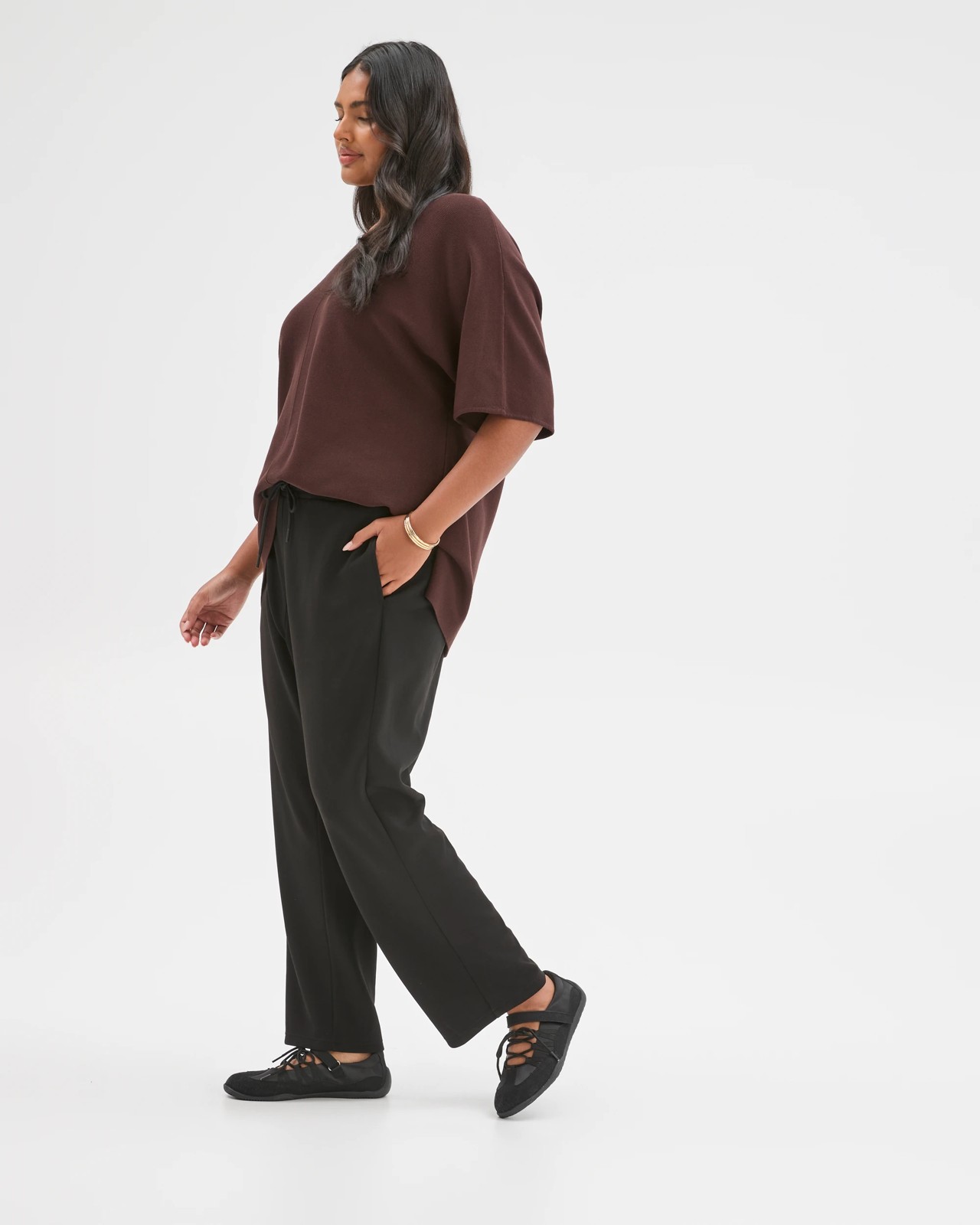 Plus Size Active Studio Lounge Pants 2 of 6