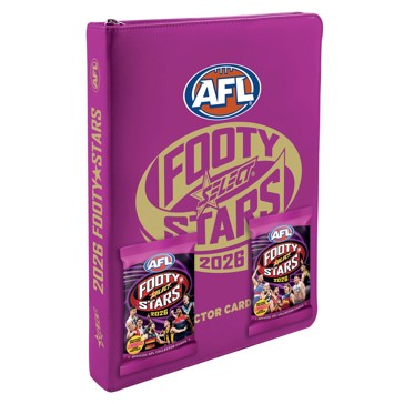 Official Select 2026 AFL Footy Stars Collector Card Vinyl Album
