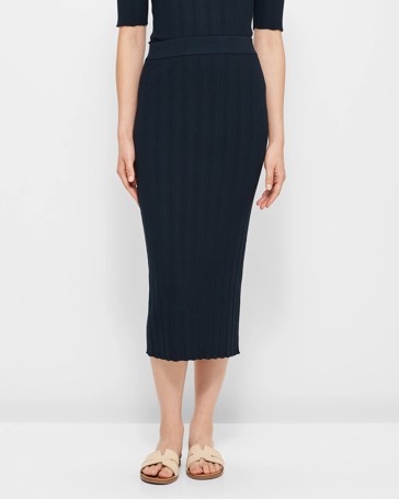 Variegated Tube Midi Skirt - Preview