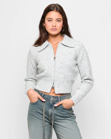 Zip Through Cardigan - Lily Loves