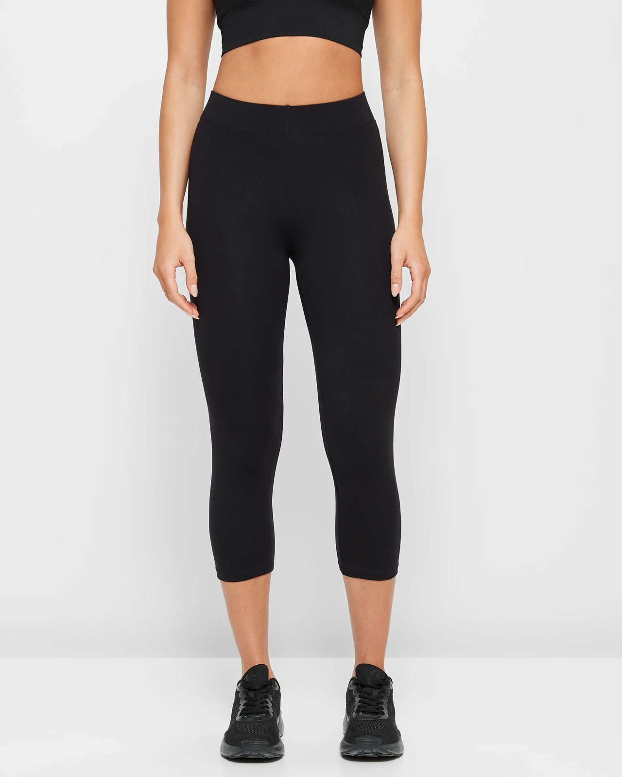 Active 3 4 Length Leggings Black Target Australia