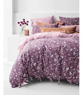 Raina Floral Australian Cotton Quilt Cover Set