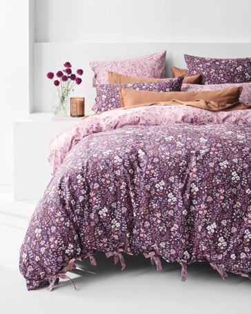 Raina Floral Australian Cotton Quilt Cover Set