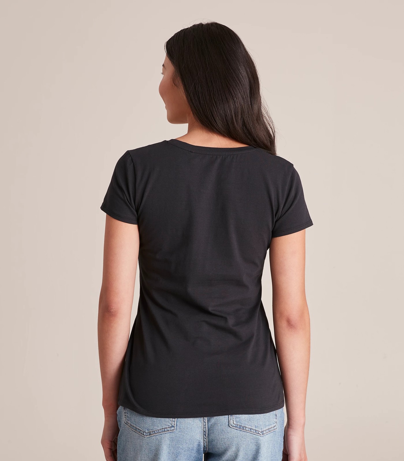 Organic Cotton Crew Neck T-Shirt - Target Black | Target Australia