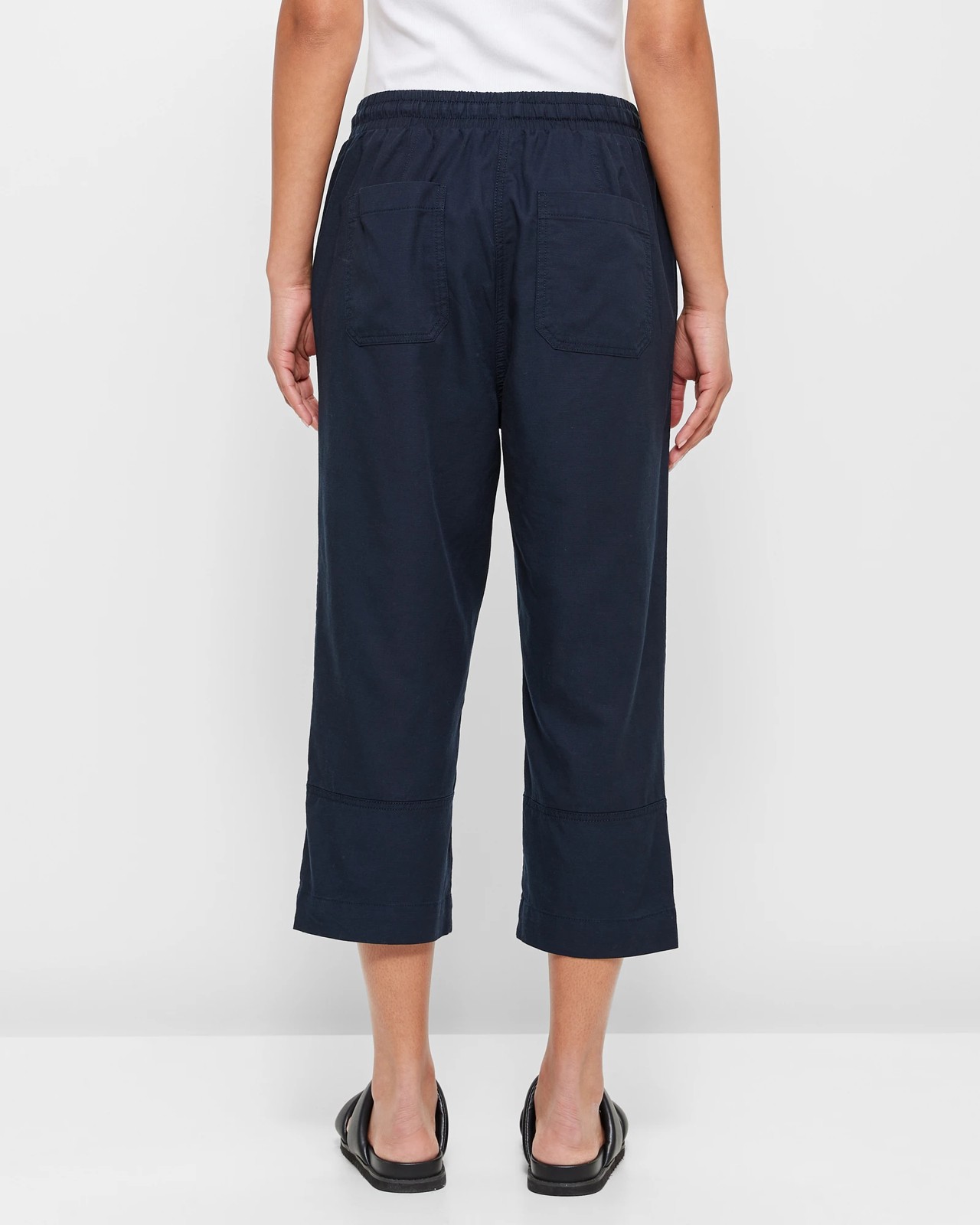 Relaxed Slub Pants