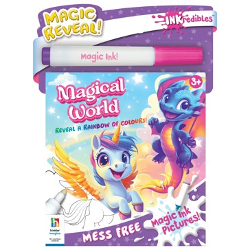 INKredibles Magical World Mess Free Magic Ink Pictures - Book