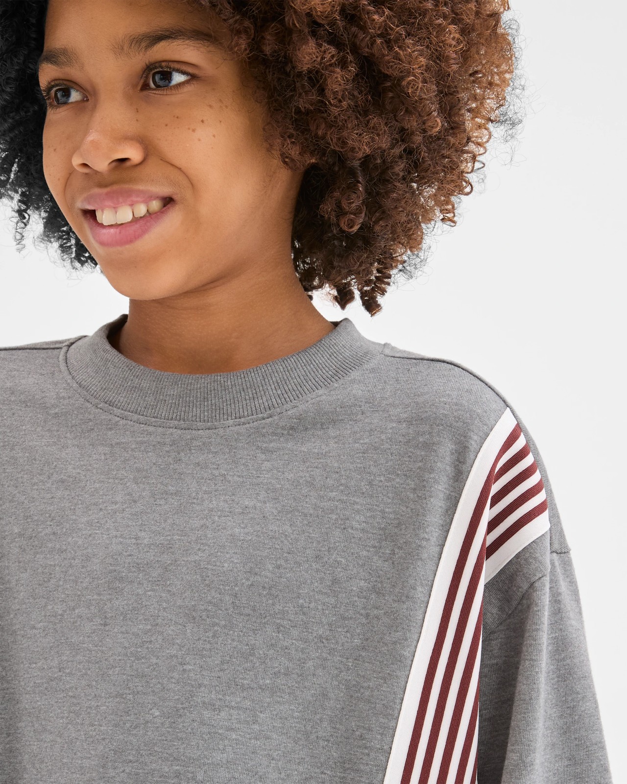 Australian Cotton Oversized Sports Tape T-Shirt - Grey 3 of 6