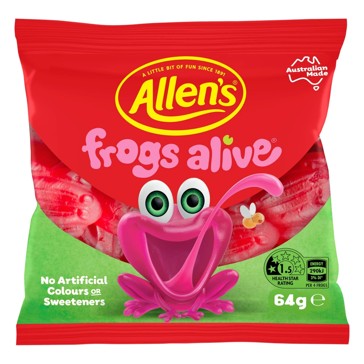 Allen's Frogs Alive - 64g