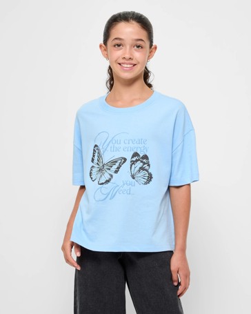 Australian Cotton Graphic Applique T-shirt