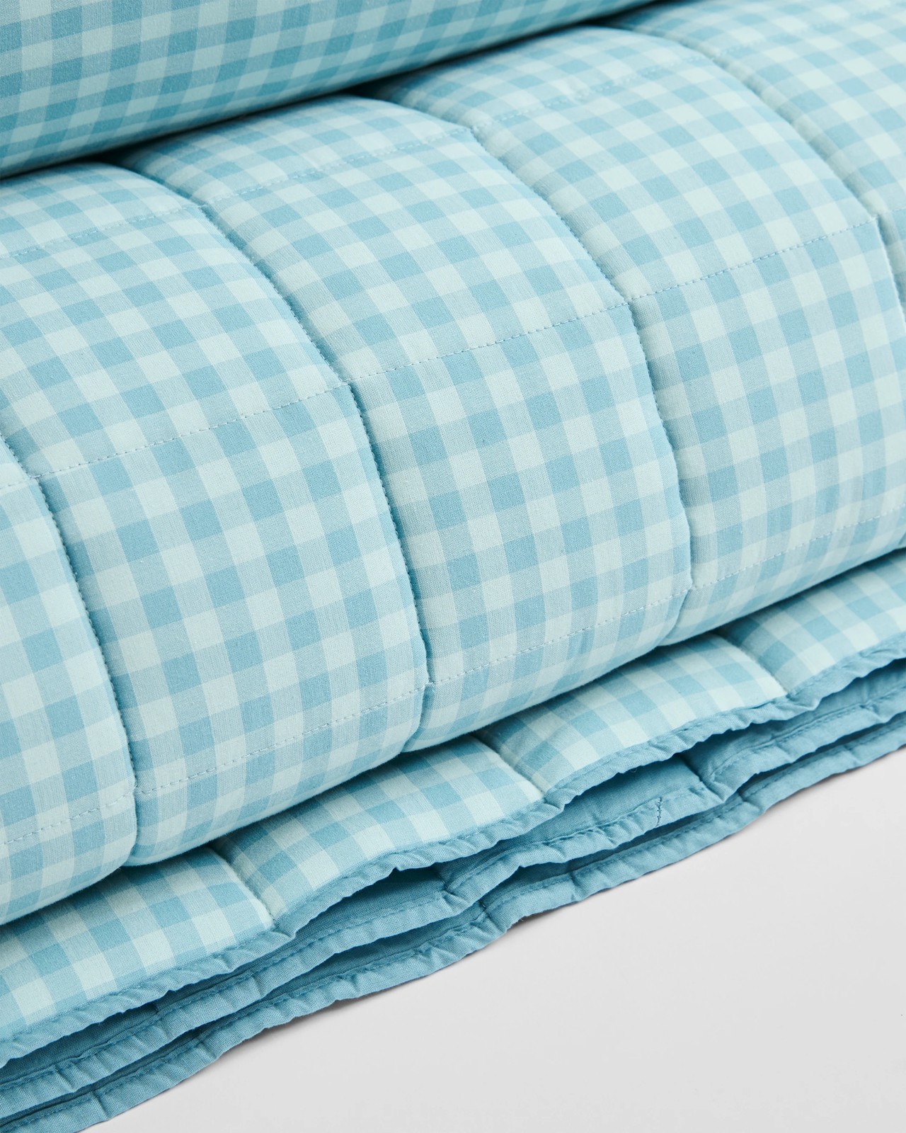 Hudson Gingham Cotton Coverlet 2 of 6