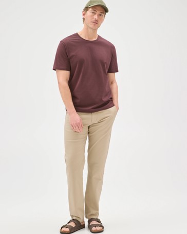 Australian Cotton Straight Chino Pants