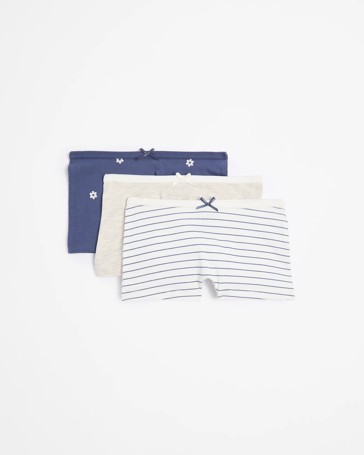 Younger Kids Girls Shortie 3 Pack - Maxx