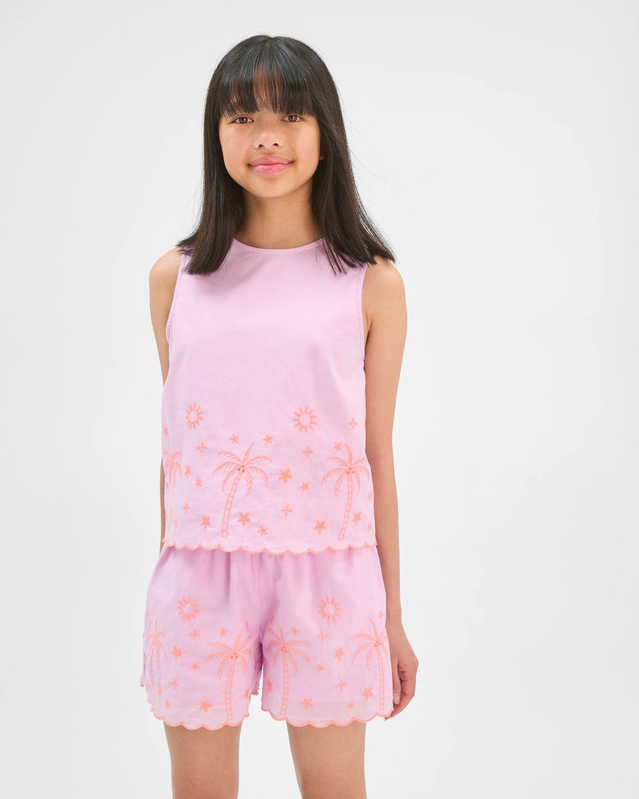 Australian Cotton Embroidered Woven Tank Top 4 of 5